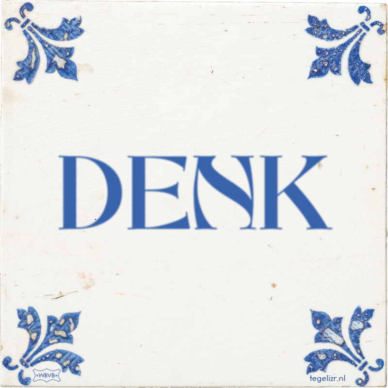 DENK - Online tegeltjes bakken