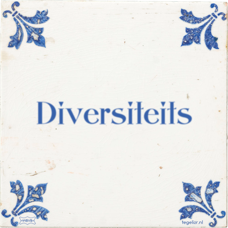 Diversiteits - Online tegeltjes bakken