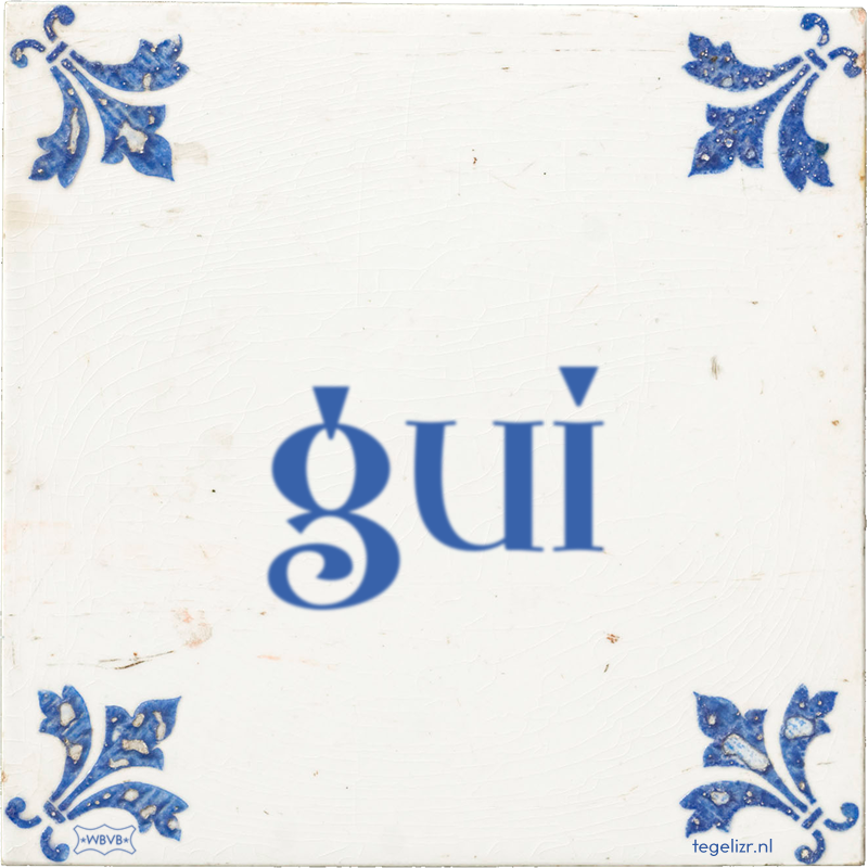 gui - Online tegeltjes bakken