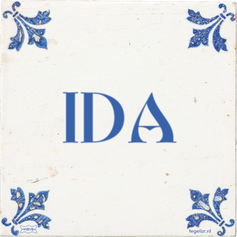 IDA - Online tegeltjes bakken