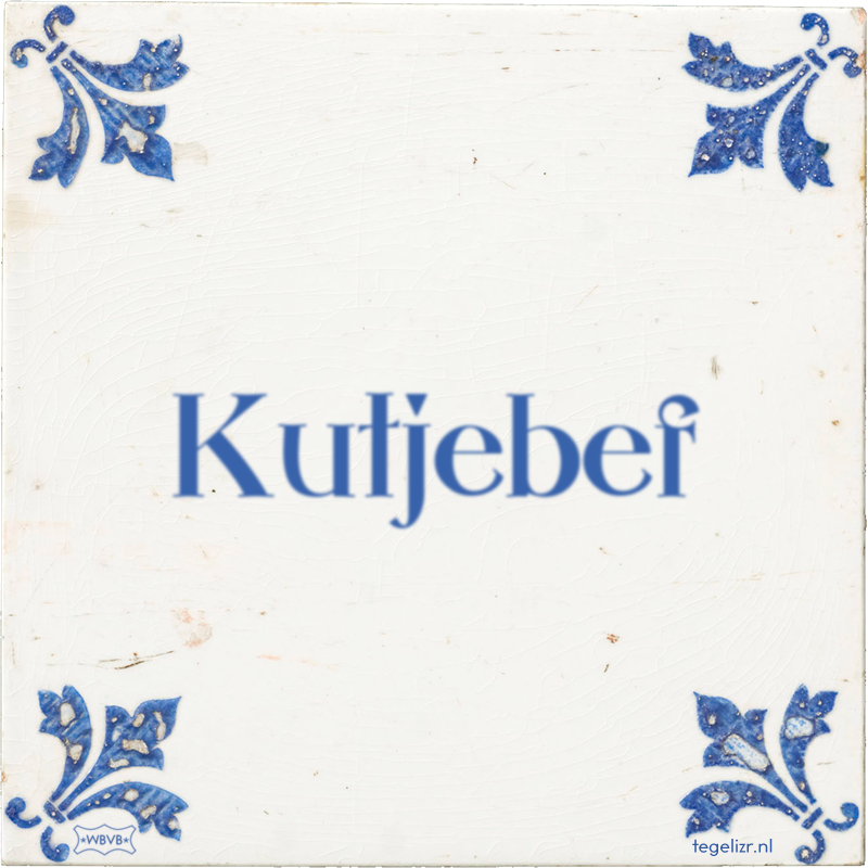 Kutjebef - Online tegeltjes bakken