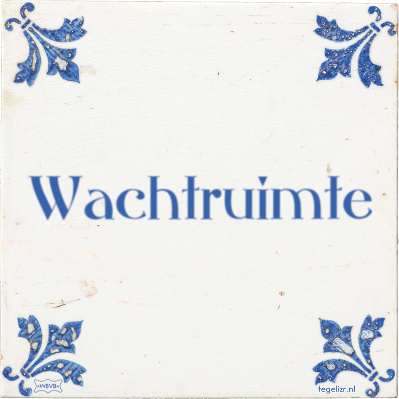 Wachtruimte - Online tegeltjes bakken