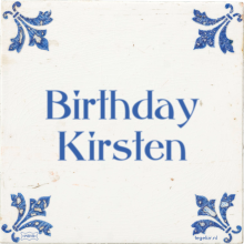 Birthday Kirsten - 2 keer bekeken
