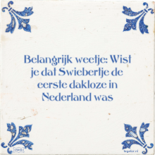 Belangrijk weetje: Wist je dat Swiebertje de eerste dakloze in Nederland was - 5 keer bekeken