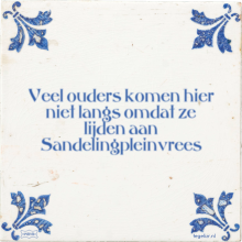Veel ouders komen hier niet langs omdat ze lijden aan Sandelingpleinvrees - 13 keer bekeken