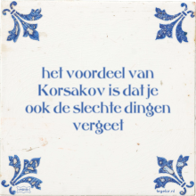 het voordeel van Korsakov is dat je ook de slechte dingen vergeet - 3 keer bekeken