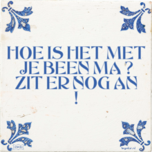 HOE IS HET MET JE BEEN MA ? ZIT ER NOG AN ! - 7 keer bekeken