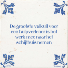 De grootste valkuil voor een hulpverlener is het werk mee naar het schijthuis nemen - 13 keer bekeken