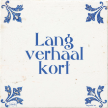 Lang verhaal kort - 2 keer bekeken