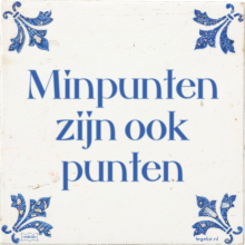 Minpunten zijn ook punten - 4 keer bekeken