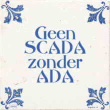 Geen SCADA zonder ADA - 7 keer bekeken