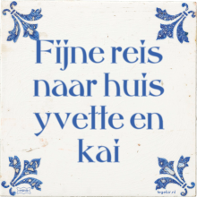 Fijne reis naar huis yvette en kai - 14 keer bekeken