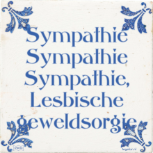 Sympathie Sympathie Sympathie, Lesbische geweldsorgie - 1 keer bekeken