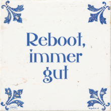 Reboot, immer gut - 13 keer bekeken