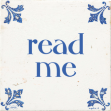 read me - 34 keer bekeken