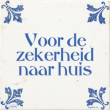 Voor de zekerheid naar huis - 2 keer bekeken