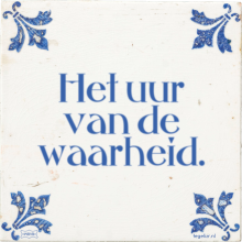 Het uur van de waarheid. - 74 keer bekeken