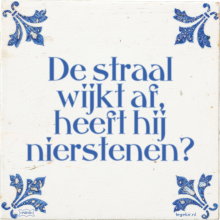 De straal wijkt af, heeft hij nierstenen? - 63 keer bekeken