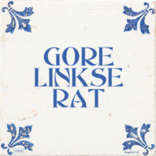 GORE LINKSE RAT - 1 keer bekeken
