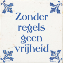 Zonder regels geen vrijheid - 5 keer bekeken