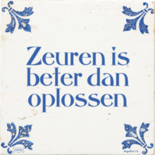 Zeuren is beter dan oplossen - 1 keer bekeken