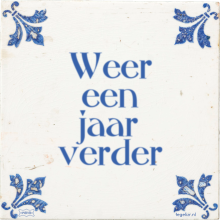 Weer een jaar verder - 34 keer bekeken