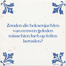 Zouden die heksenjachten van eeuwen geleden misschien toch op feiten berusten? - 2 keer bekeken