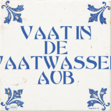 VAAT IN DE VAATWASSER AUB - 29 keer bekeken
