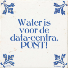 Water is voor de data-centra. PUNT! - 3 keer bekeken