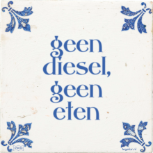 geen diesel, geen eten - 33 keer bekeken