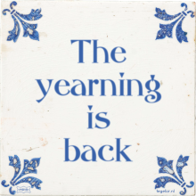 The yearning is back - 3 keer bekeken