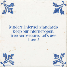 modern internet standards keep our internet open free and secure lets use them - 2530 keer bekeken