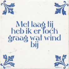 Met laag tij heb ik er toch graag wat wind bij - 4 keer bekeken