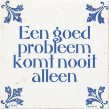 Een goed probleem komt nooit alleen - 43 keer bekeken