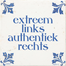 extreem links authentiek rechts - 1 keer bekeken