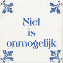 Niet is onmogelijk - 3 keer bekeken