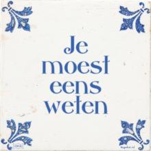 Je moest eens weten - 6 keer bekeken